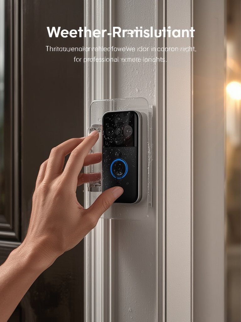 No-Drill Mount: 7 Ultimate Steps For Best Ring Video Doorbell Installation 2026 2 no-drill mount in action
