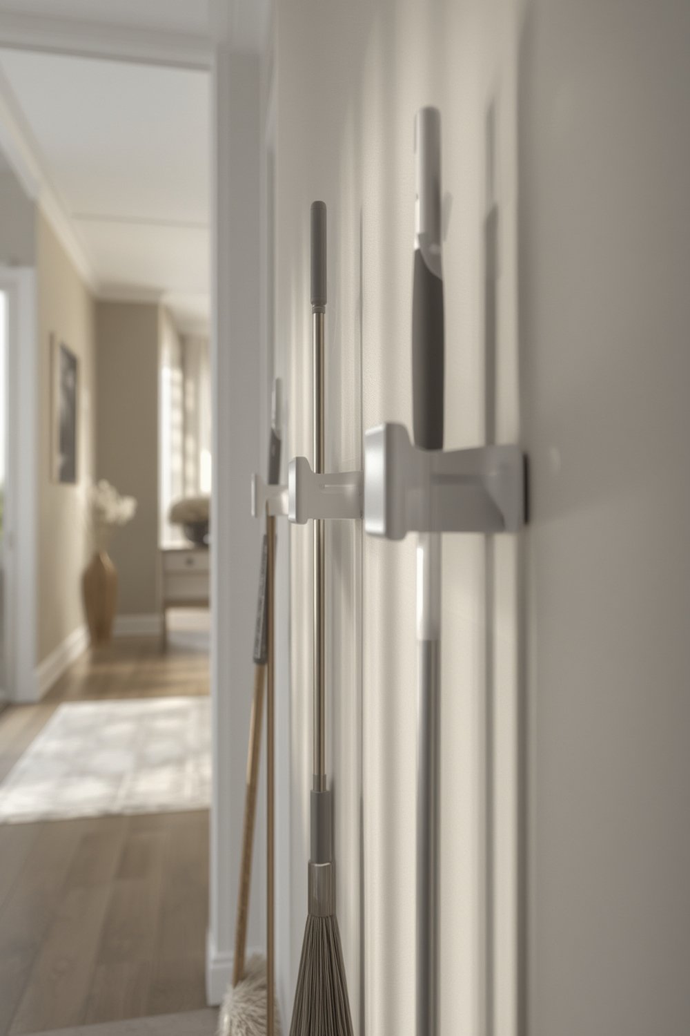 broom holder product view