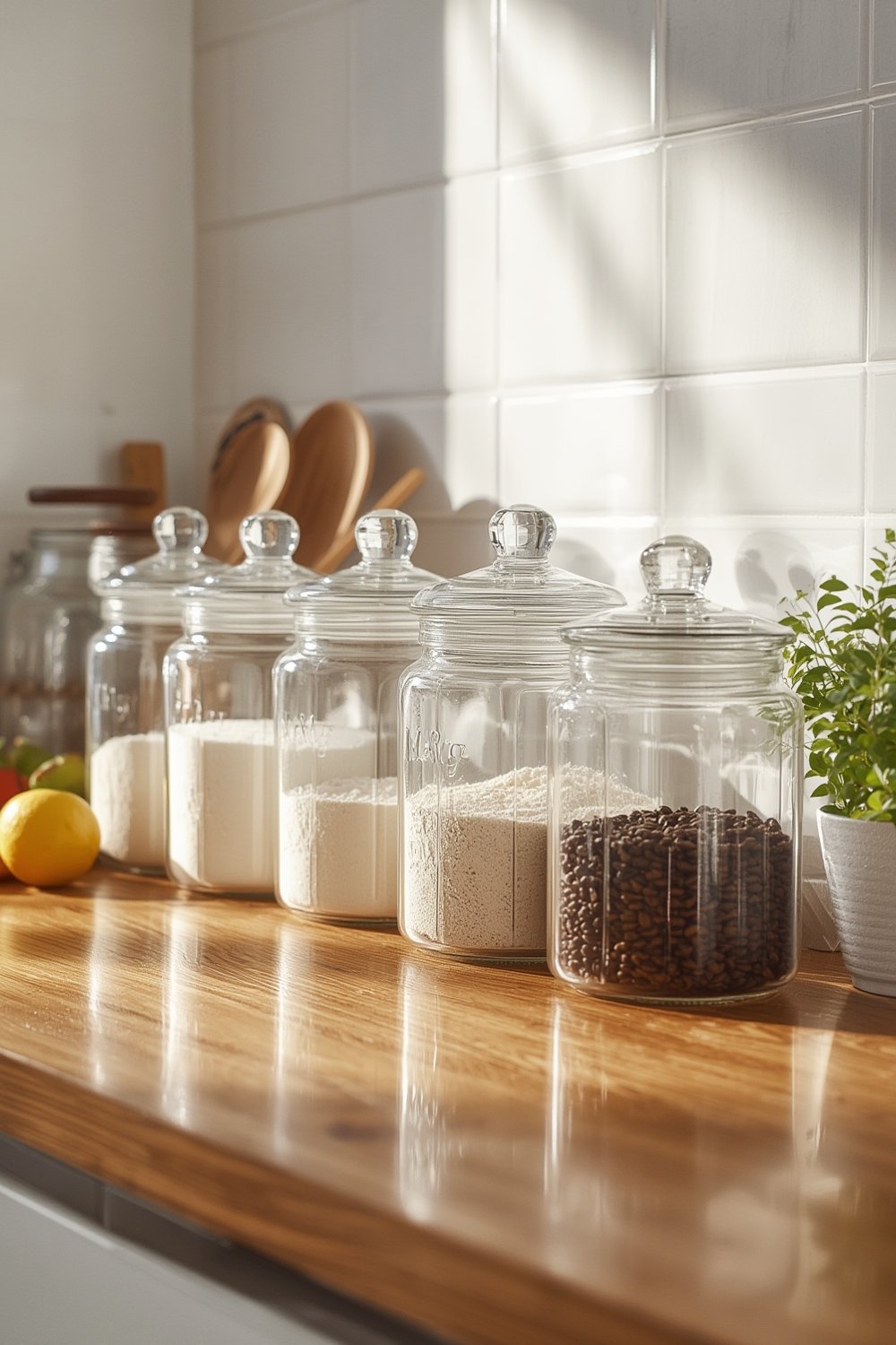 glass jars product view