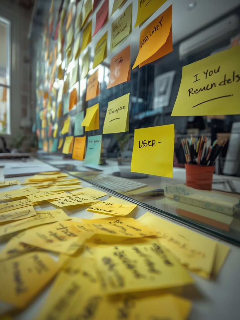 Sticky Notes: 18 Ultimate Checklist For Easy Organization In 2026 2 sticky notes in action