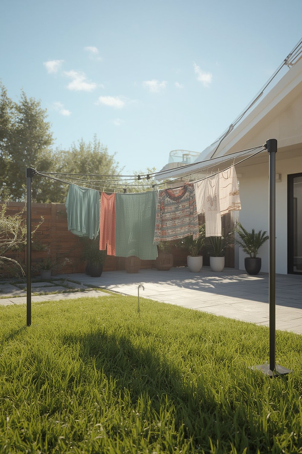 retractable clothesline product view