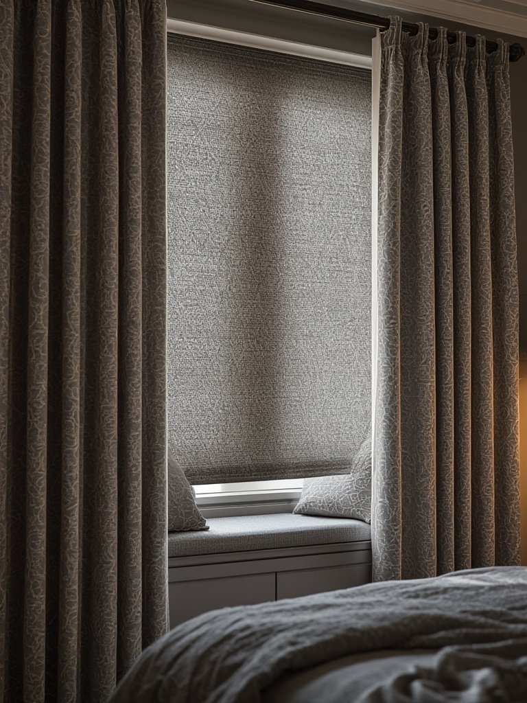 blackout curtains in action