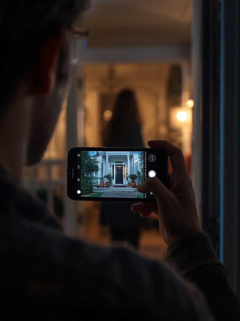 video doorbell in action